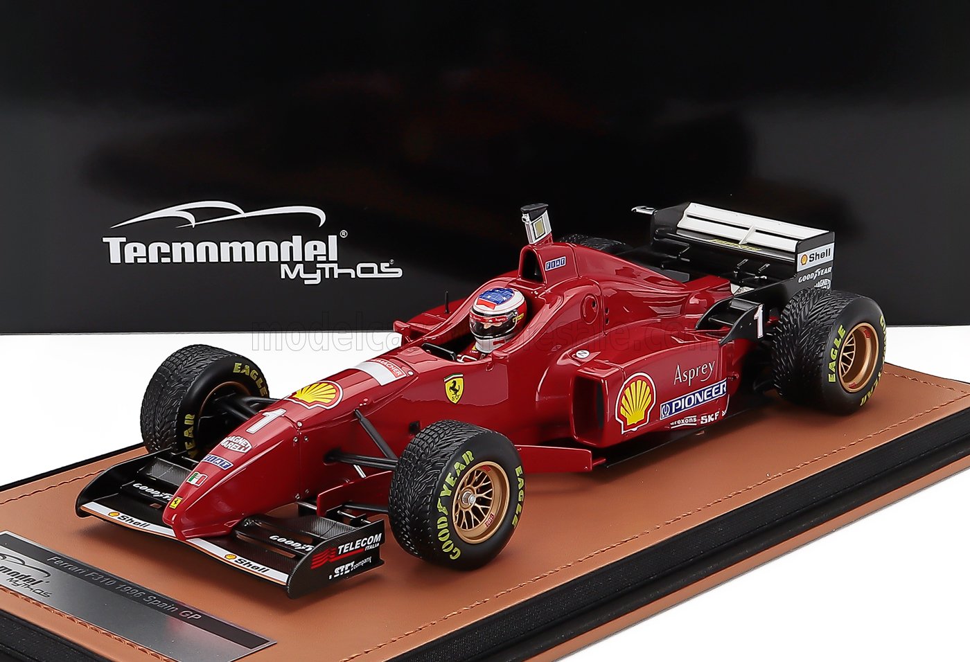 1:18 FERRARI F1 F310 №1 Spanish Gp (with Pilot Figure) With Rain Tires Michael Schumacher (1996), Red - TMD18-332A