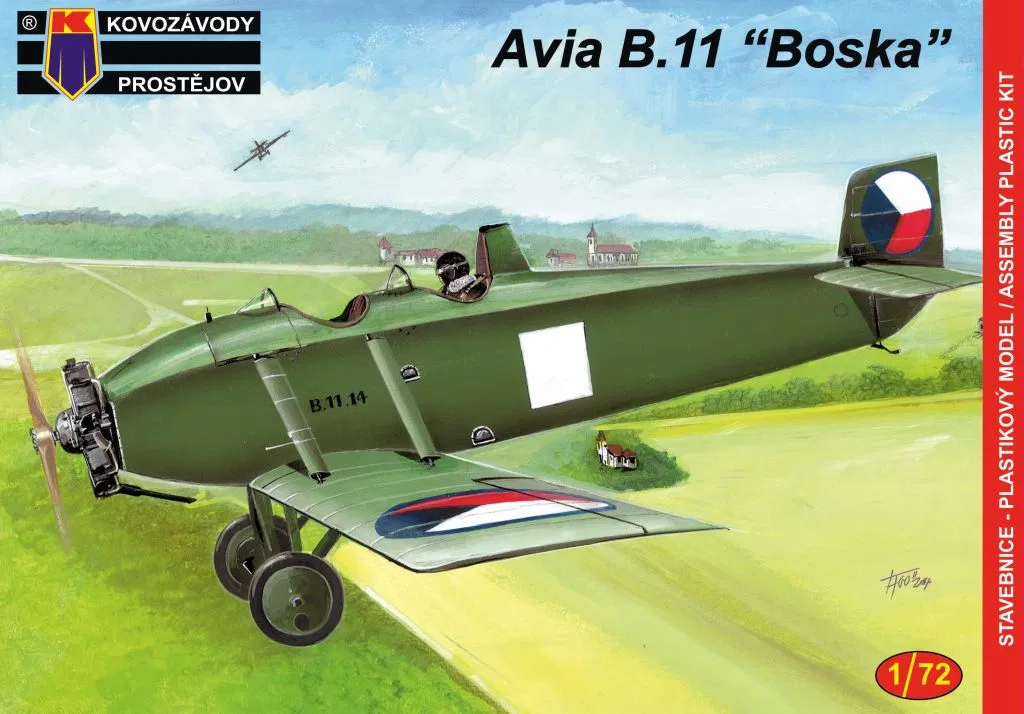 1:72 Сборная модель Самолёт Avia B.11 'Boska' - KPM0078