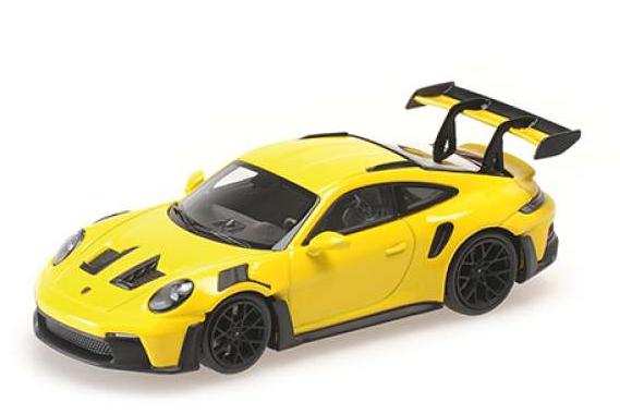 1:87 PORSCHE 911 (992) GT3 RS (2024), yellow with black wheels - 870065024