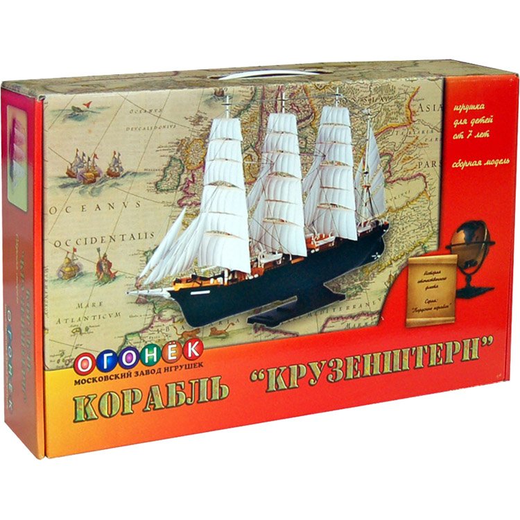 1:200 Сборная модель Корабль Крузенштерн - C-43