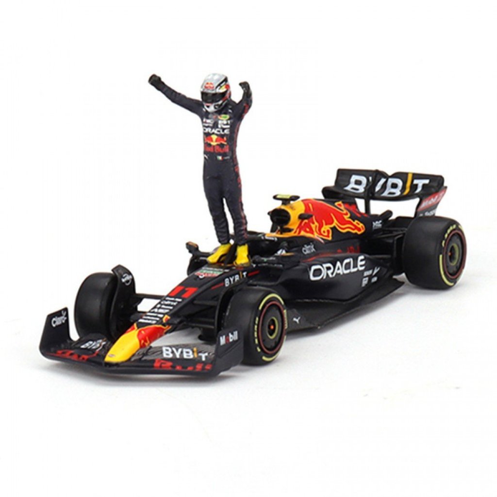 1:64 RED BULL F1  Rb18 Team Oracle Red Bull Racing №11 Winner Monaco Gp (2022) Sergio Perez, Matt Blue Yellow Red - MGT00551-L