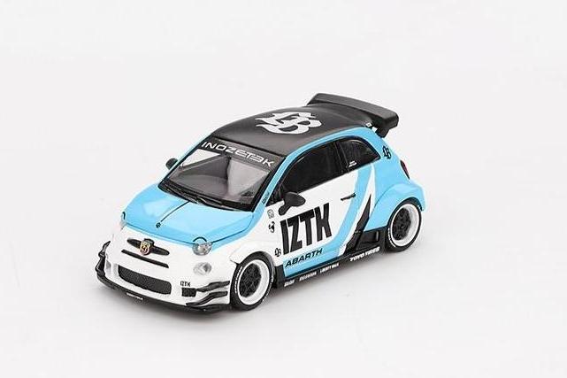 1:64 FIAT 595 Abarth LB-Works x ABAS Works IZTK , blue/black/white - MGT01051