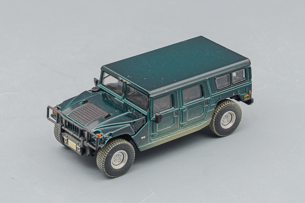 1:64 HUMMER H1, metallic green - 596-16