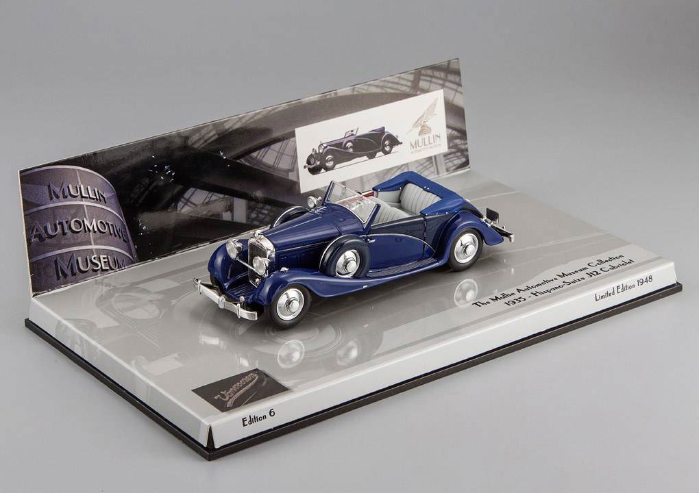 1:43 HISPANO SUIZA J12 Cabriolet (1935), blue - 437091030
