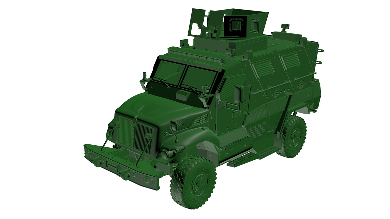 1:43 Сборная модель International MaxxPro версия POLICE - am430396