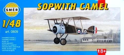 1:48 Сборная модель самолет Sopwith Camel - 0809