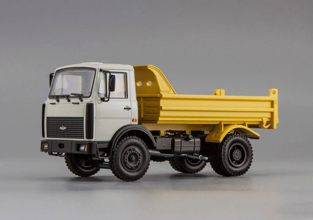 1:43 Минский 5551 самосвал (1991-1997), серый / жёлтый - H7040