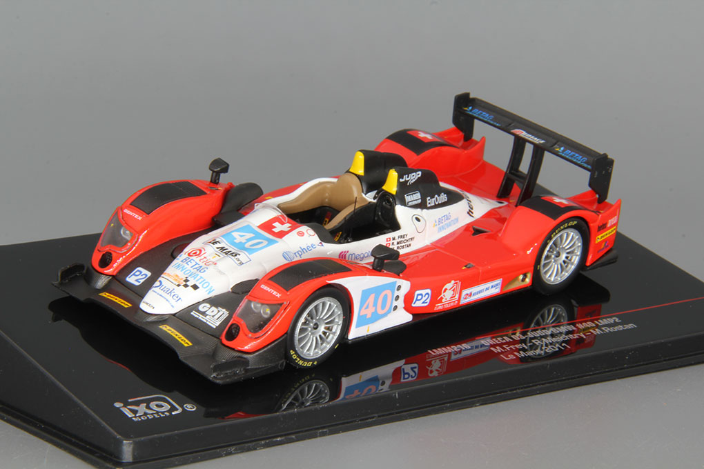 1:43 BMW ORECA 03-JUDD 40 M.FREY R.MEICHTRY M.ROSTAN LMP2 Le Mans 2011, red / black / white - LMM216