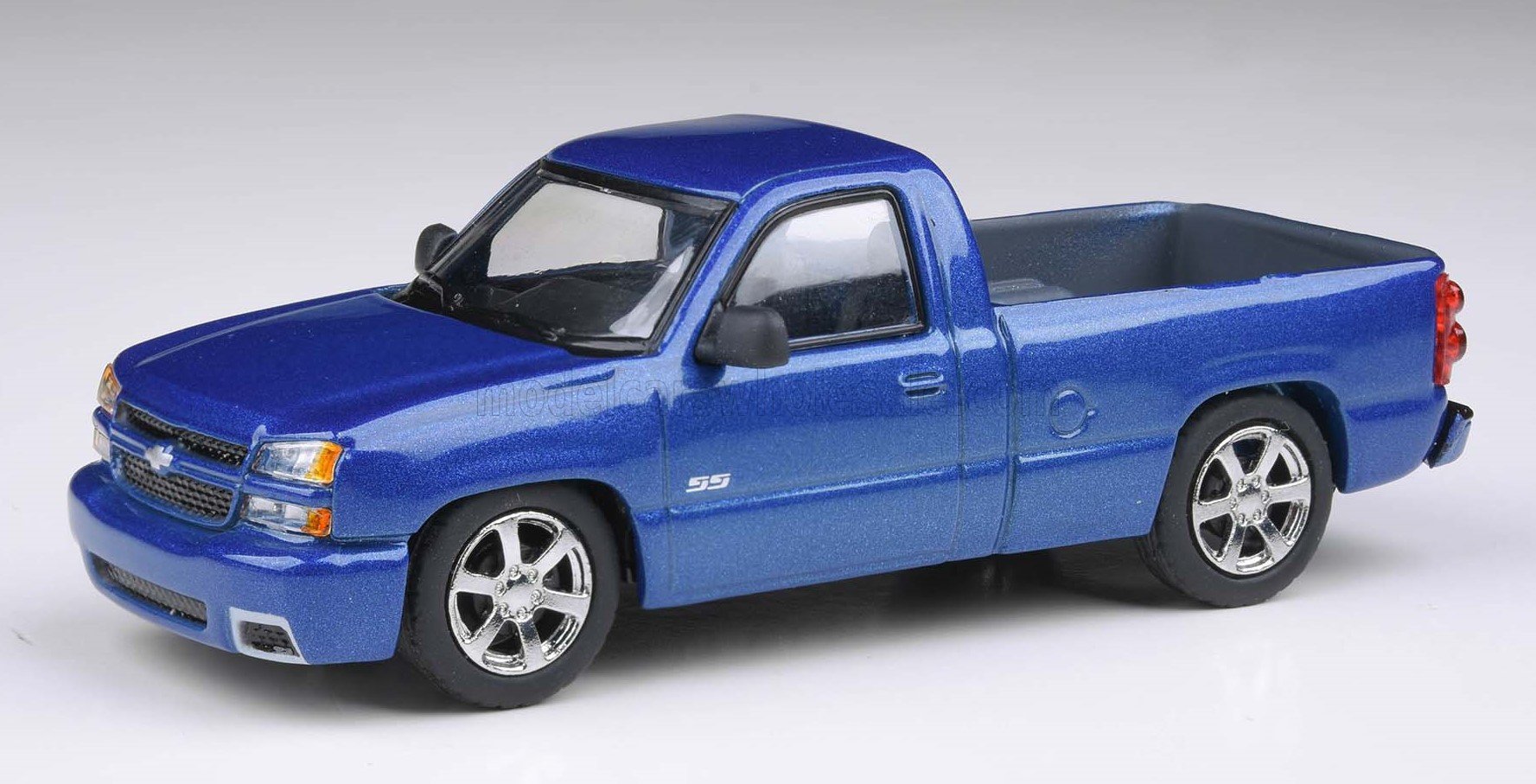 1:64 CHEVROLET Silverado Cateye Ss Single Cab Pick-up (2006), Blue - 55833