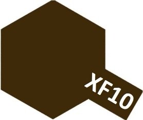XF-10 Flat Brown (краска акриловая, коричневый матовый), 10мл. - 81710