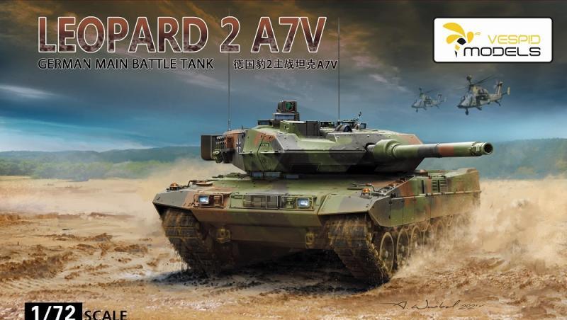 1:72 Сборная модель Leopard 2 A7V - VS720016