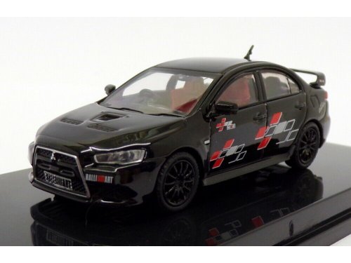 1:64 MITSUBISHI Lancer Evo X Ralliart Edition черный - TC004REB
