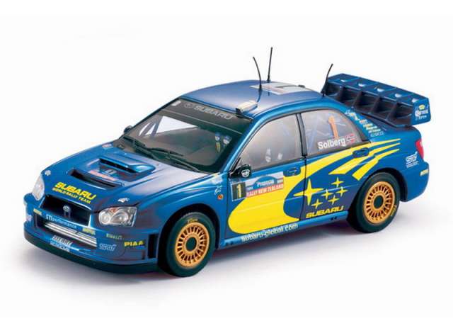 1:18 SUBARU Impreza WRC P.Solberg/P.Mills Winner Rally New Zealand (2004), blue/yellow - 4368