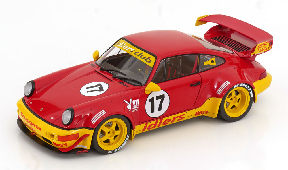 1:18 PORSCHE 911 RWB Maty s Idlers (2016), red yellow - S1807509