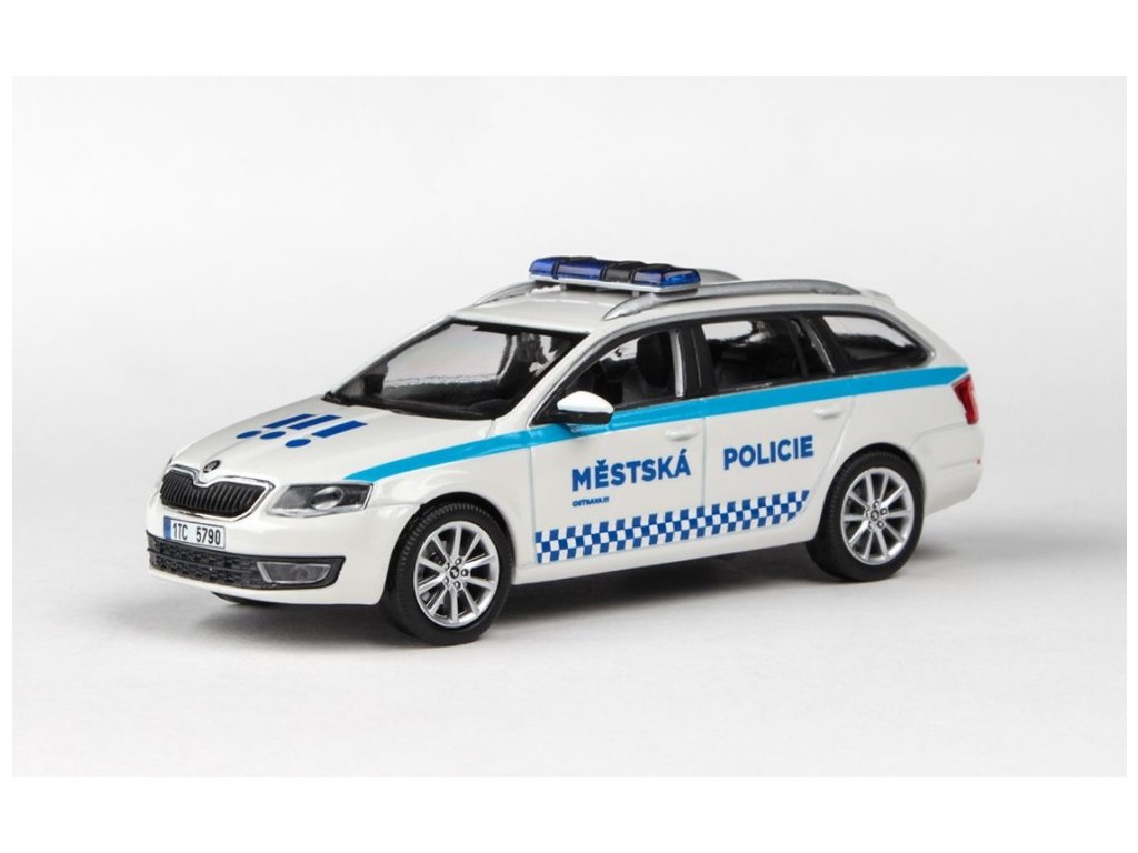 1:43 SKODA Octavia III Combi (2013) Městská Policie Ostrava - 027XB01