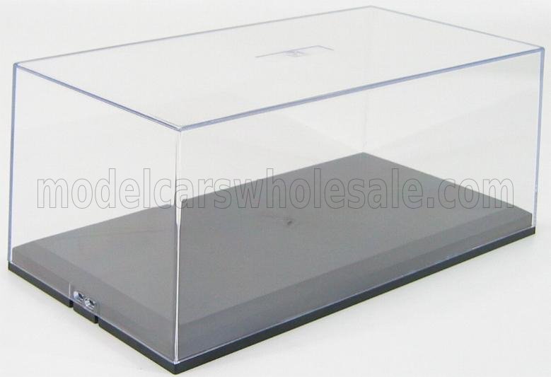 1:24 Plastic Display, Lungh.lenght Cm 23.6 X Largh.width Cm 12.5 X Alt.height Cm 10 (altezza Interna Cm 8.1) - PRISMA24-BLACK
