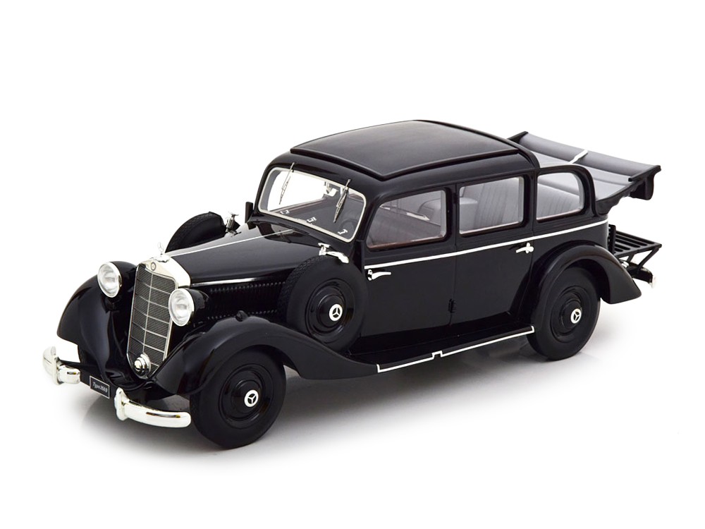 1:18 Mercedes-Benz 260D W138 Pullman с открытой задней частью крыши 1936 черный - T9R1800103