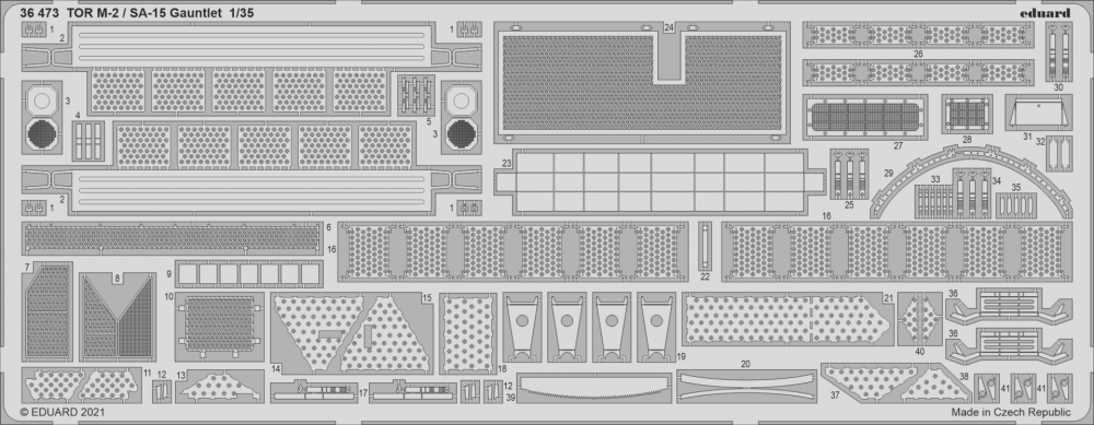 1:35 Фототравление TOR M-2 / SA-15 Gauntlet - 36473