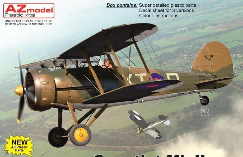 1:72 Сборная модель Gloster Gauntlet Mk.II 'RAF' - AZ7867