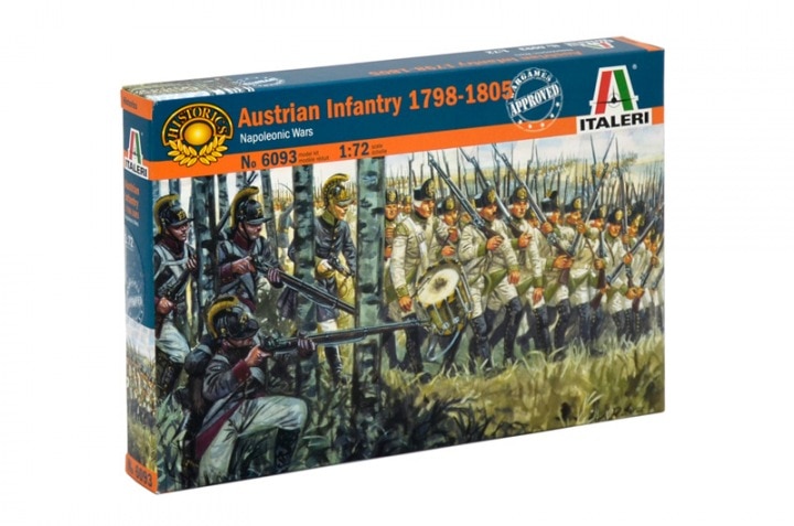 1:72 Сборная модель Солдаты Austrian Infantry 1798-1805 Napoleonic Wars - 6093