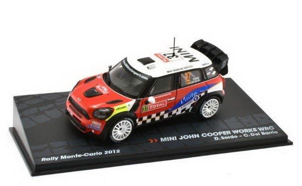 1:43 MINI John Cooper Works WRC #37 D.Sordo/C.Del Barrio Rally Monte-Carlo 2012 - ATR005