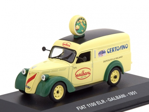 1:43 FIAT 1100 ELR фургон GALBANI 1951, yellow - 57860