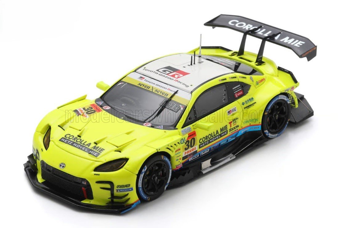 1:43 TOYOTA Gr86 Gt Team Apr №30 Gt300 Class Super Gt (2025) Hiroaki Nagai - Manabu Orido, Yellow - 43SGT25030