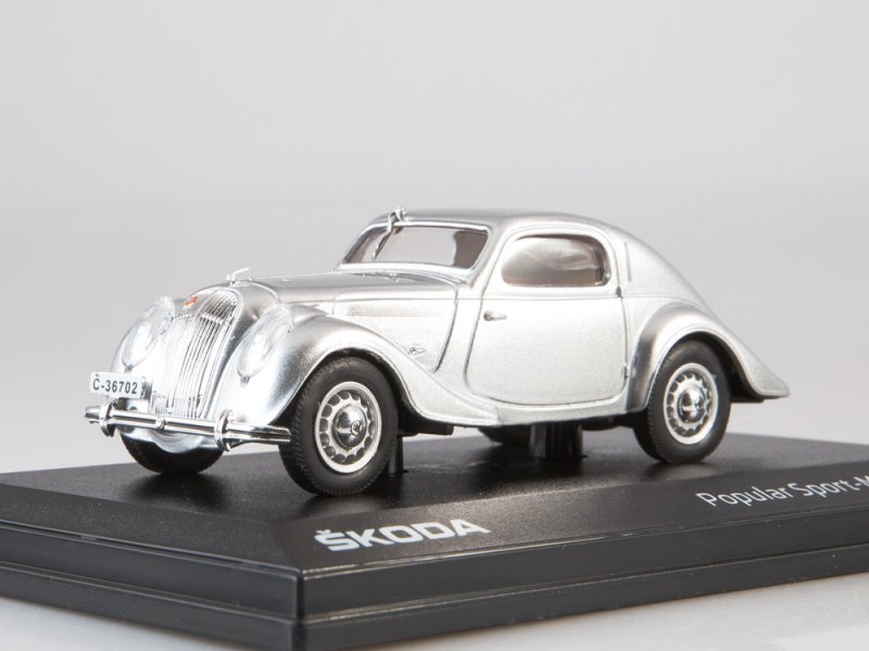 1:43 SKODA Popular Sport Monte Carlo (1937) silver - 903A