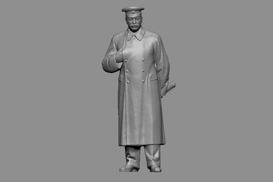 1:43 Фигурка Сталин в шинели (под покраску) - К-108р