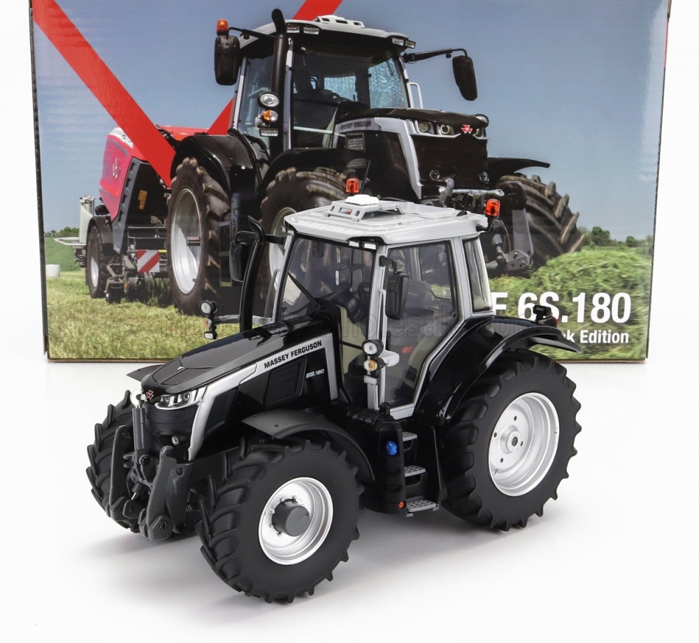 1:32 MASSEY FERGUSON Mf6s.180 Tractor Black Edition (2022), Silver Black - UH6611