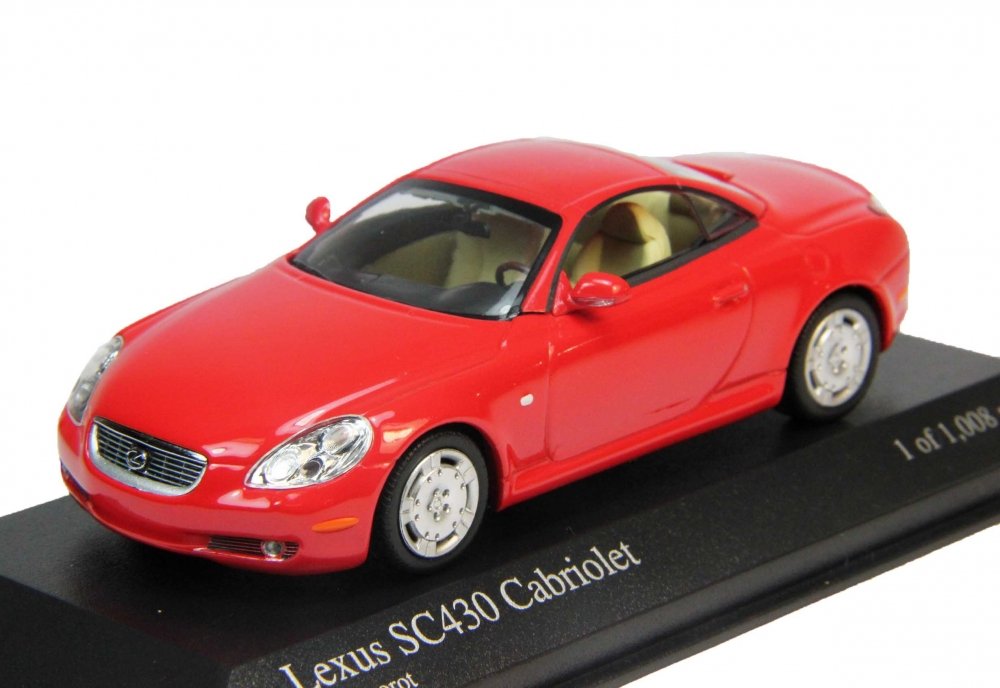 1:43 LEXUS SC430 Cabriolet (2001), red - 400166134
