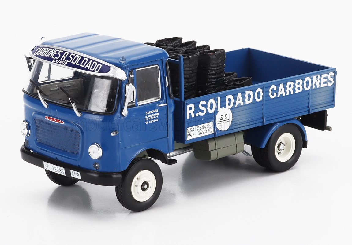 1:43 SAVA SH 550 (1970) Carbones R. Soldado, blue - CAMI024