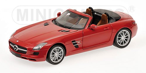 1:18 MERCEDES-BENZ SLS-Class AMG Roadster, red metallic - 100039030