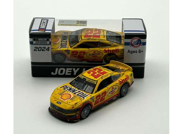 1:64 Ford Mustang #22 Joey Logano *Shell-Pennzoil*, yellow/red 2024 - W222465SHPJLH
