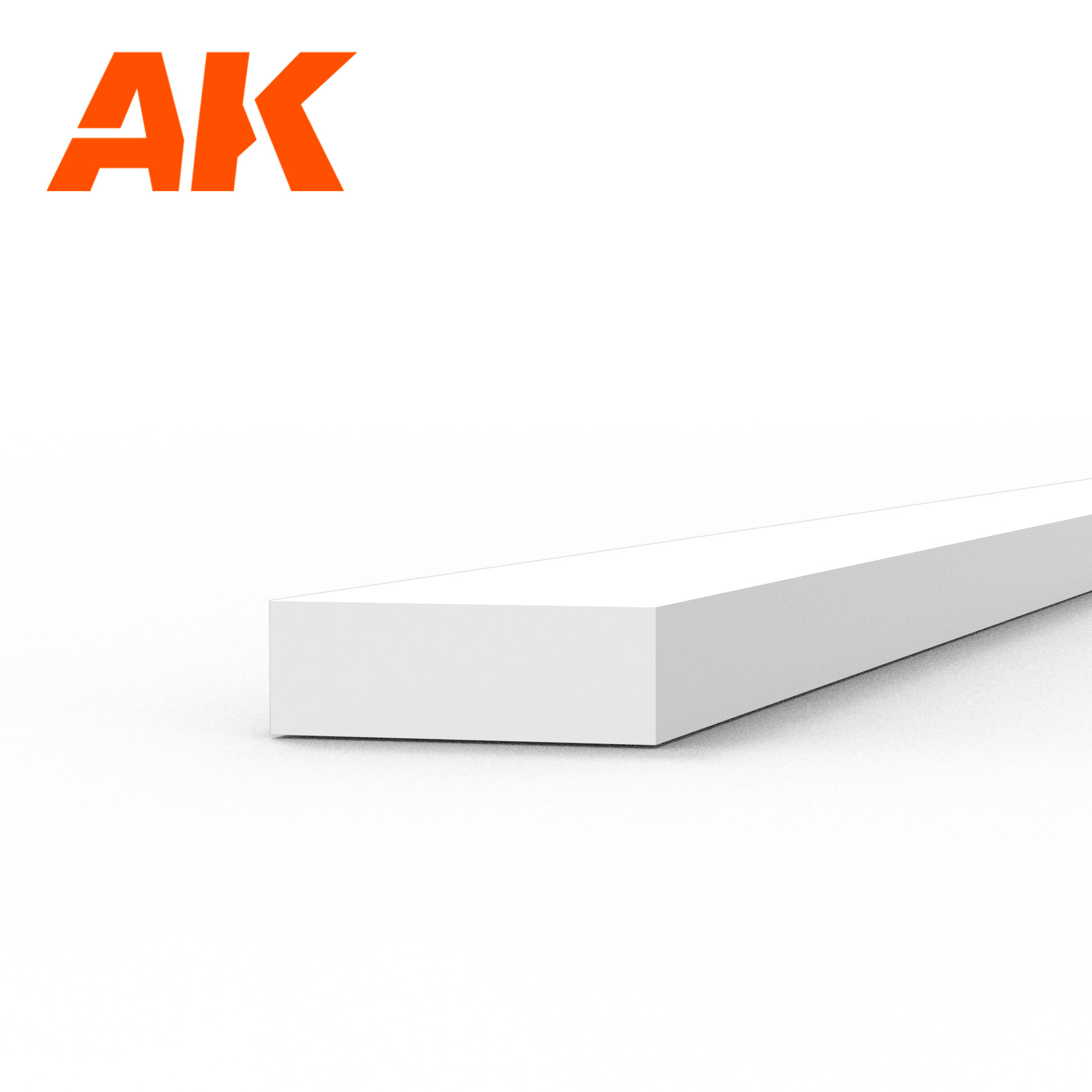 Strips 1.00 x 3.00 x 350mm - STYRENE STRIP - AK6521