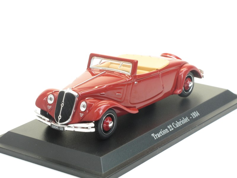 1:43 CITROEN Traction 22 Cabriolet (1934), red - ALT110