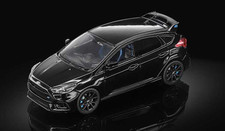 1:64 FORD Focus RS (2018), shadow black - 60067