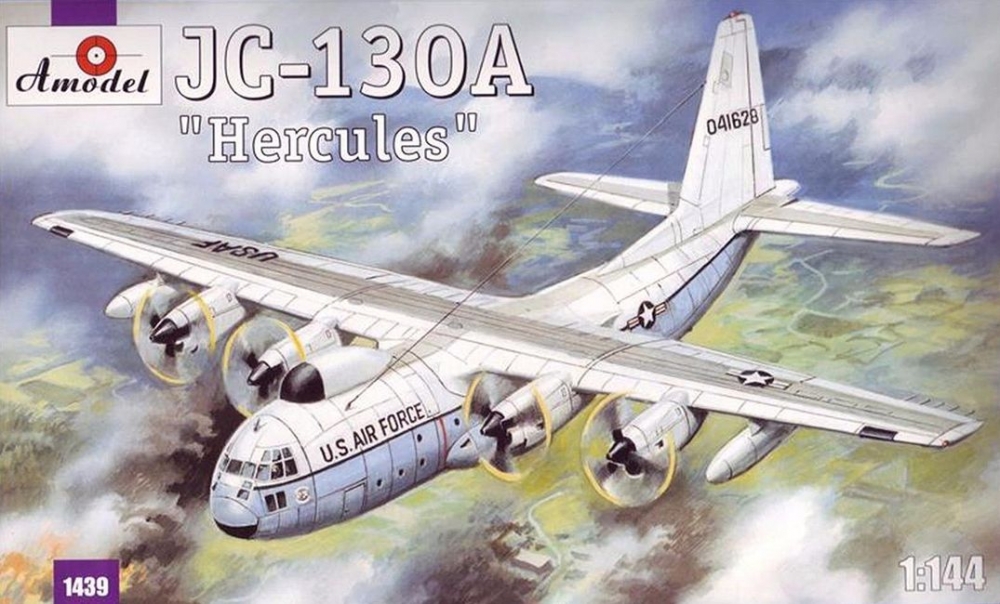 1:144 Сборная модель Американский самолет слежения за ракетами JC-130A 'Hercules' - 1439