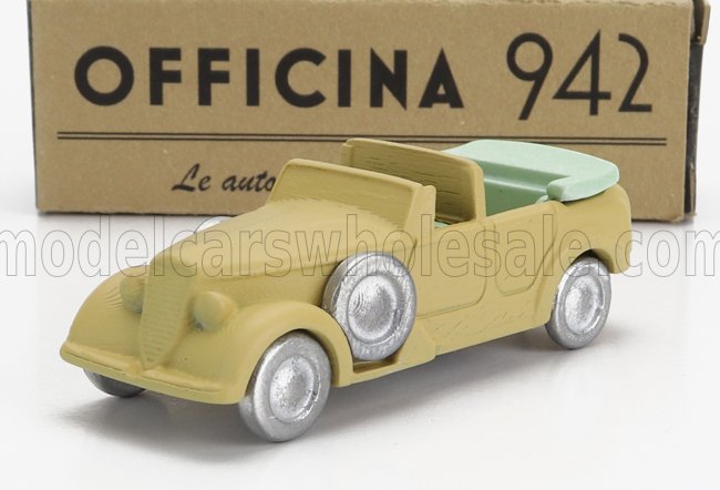 1:76 ALFA ROMEO 6c 2500 Cm Torpedo Cabriolet Open (1942), Military Sand - ART4003B