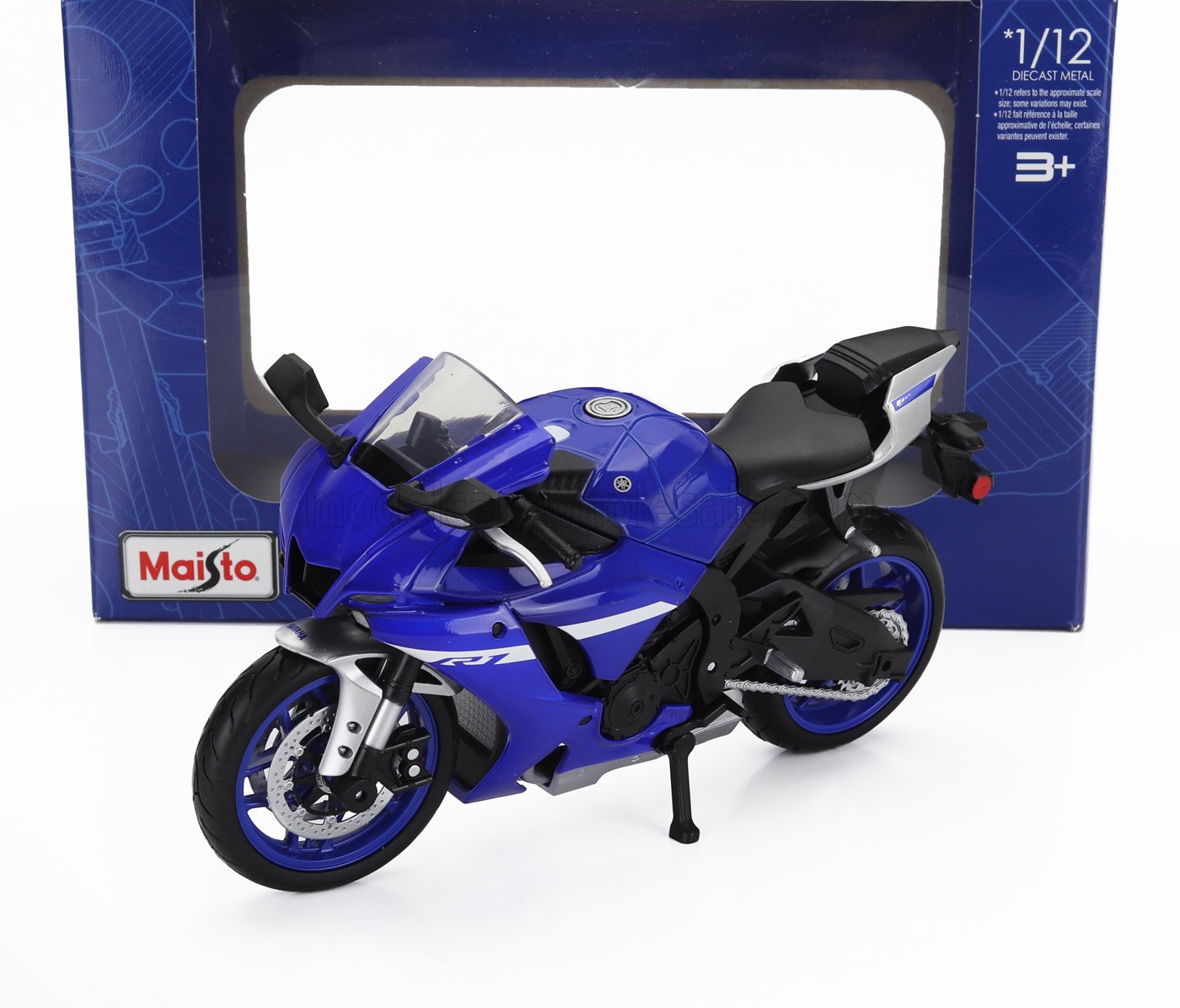 1:12 YAMAHA Yzf-r1(2021), Blue - 32723BL
