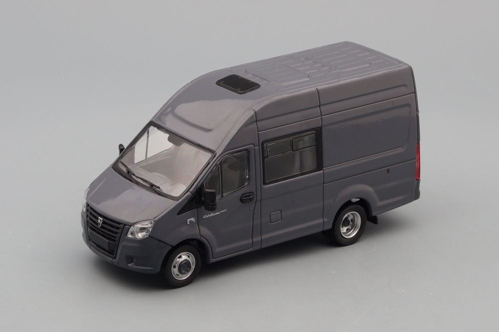 1:43 ГАЗель Next A32R22 грузопассажирская, темно-серый - H661