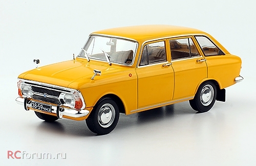 1:24 ИЖ-2125 'Комби', Легендарные Советские Автомобили 50, желтый - LSA050