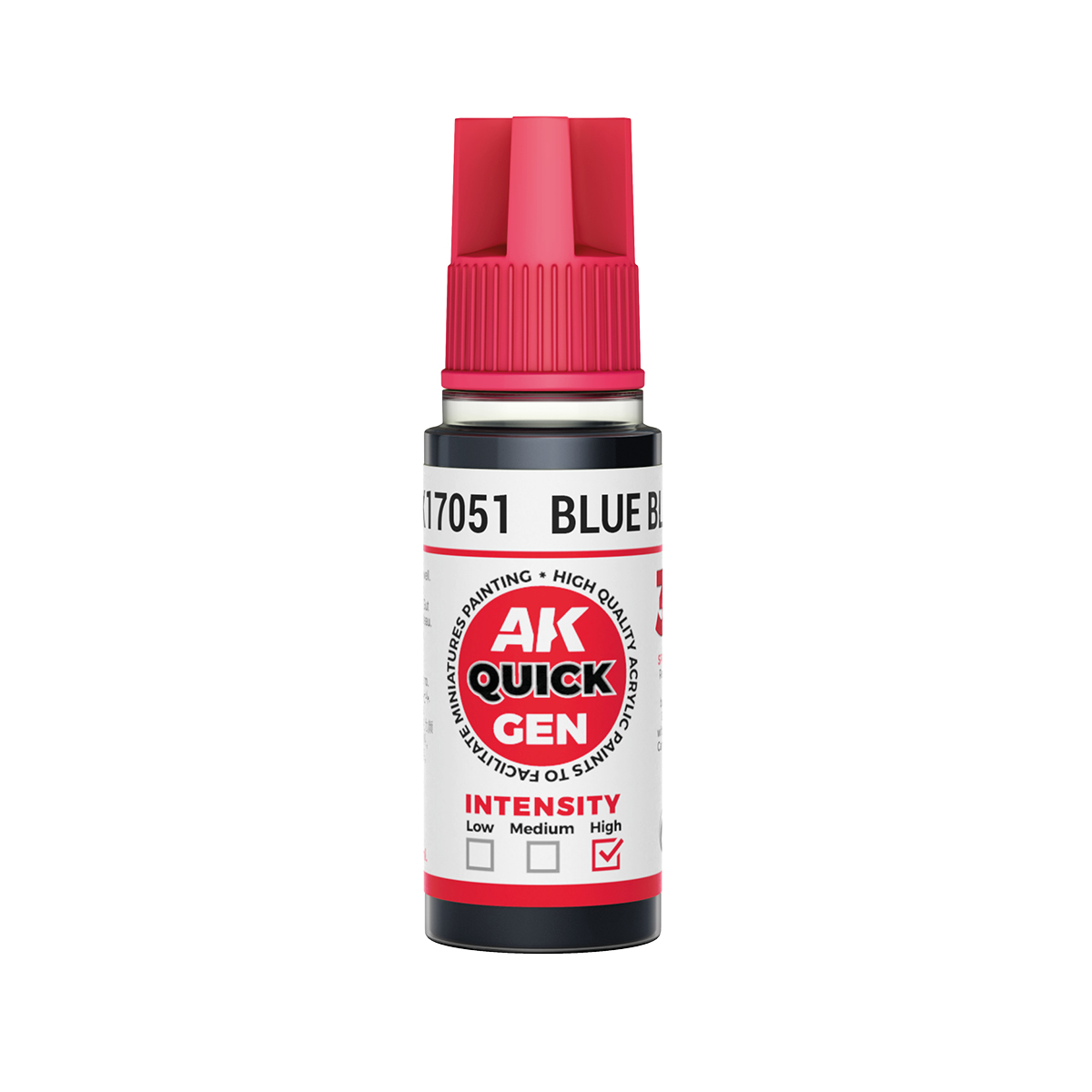 Краска акриловая QUICK GEN - Сине-чёрный / BLUE BLACK, 18мл - AK17051