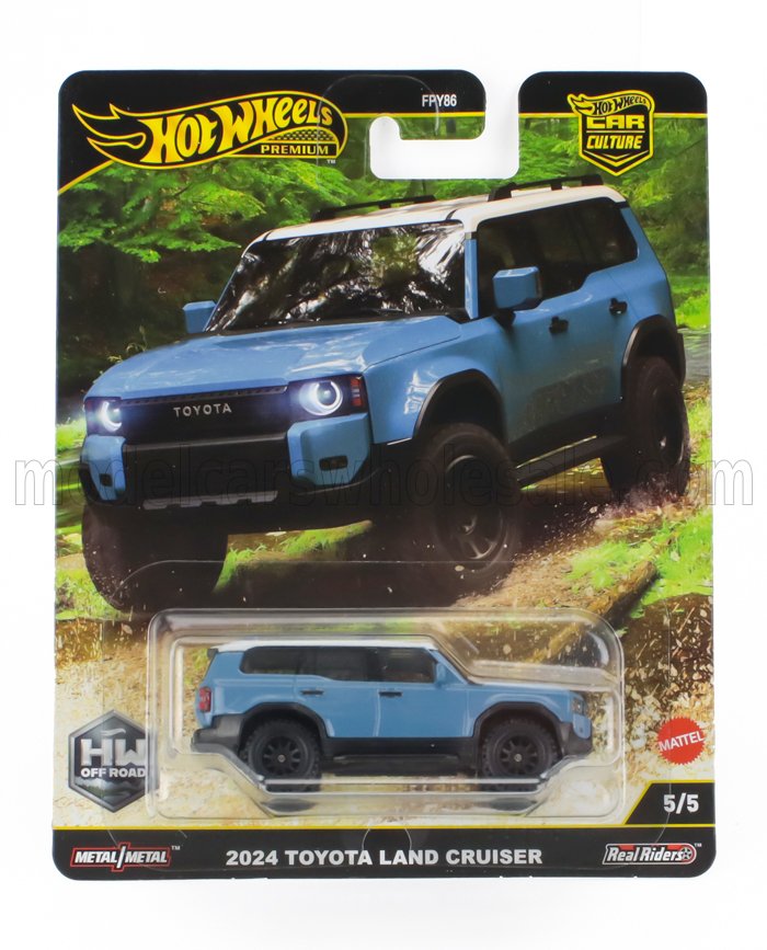 1:64 TOYOTA Land Cruiser First Edition (2024), Blue White - FPY86-976H-JBK52