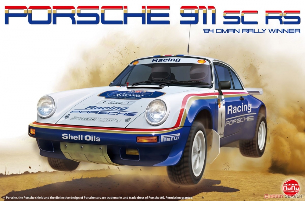 1:24 Сборная модель  PORSCHE 911 SC RS 84 Oman Rally Winner - PN24011