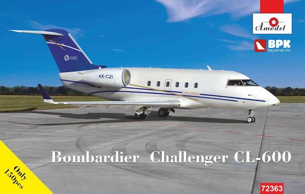 1:72 Сборная модель Пассажирский самолет Bombardier Challenger CL-600 - 72363