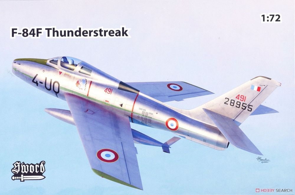 1:72 Сборная модель F-84F Thunderstreak - SW72147