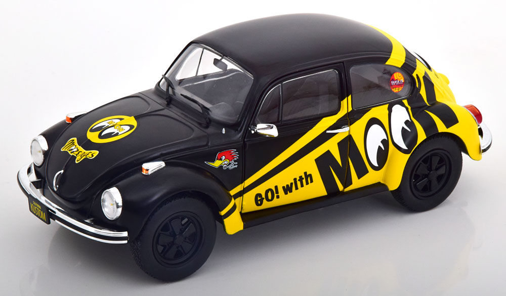 1:18 VOLKSWAGEN Beetle 1303 Mooneyes (1974), Black Yellow - S1800519
