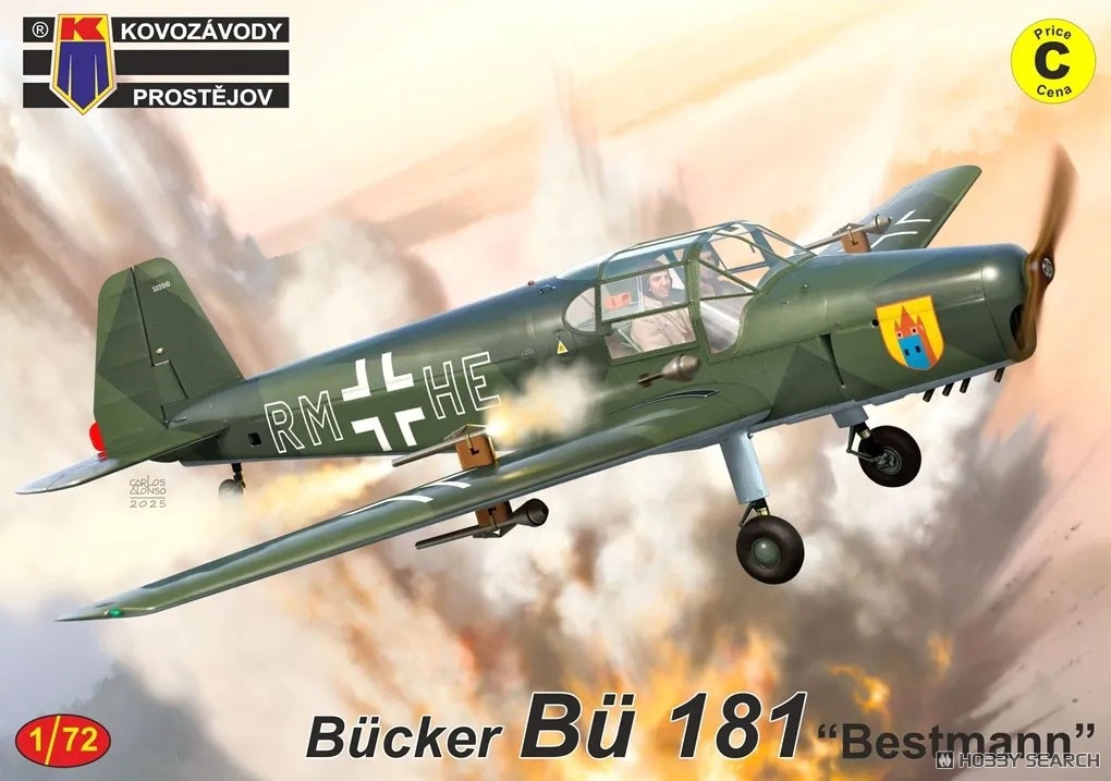 1:72 Сборная модель Bücker Bü 181 'Bestmann' - KPM0511
