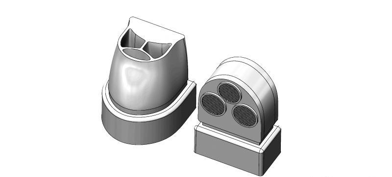 1:72 P-40D/E/N/K/M Radiator tunnel - RR-72047